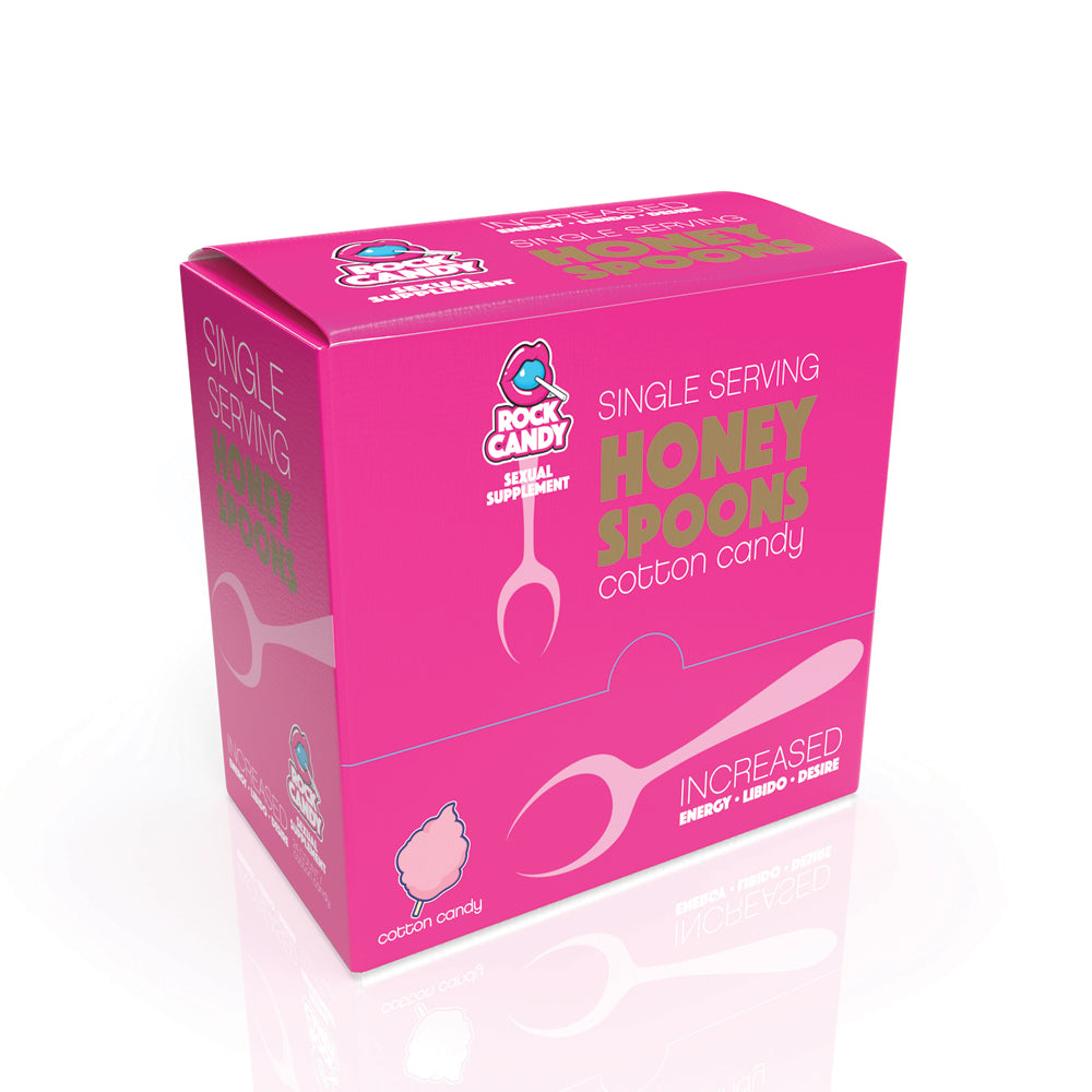 Honey Spoons For Her - 24 Pack - Cotton Candy